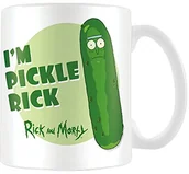 Kubki - Rick and Morty Rick and morty kubek do kawy pickle Rick Biały MG24862 - miniaturka - grafika 1