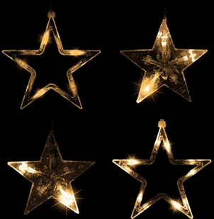 VOLTRONIC KURTYNA NA OKNO 12 GWIAZD 150 DIOD LAMPKI CHOINKOWE CIEPŁA BIEL 30010195 - Oświetlenie świąteczne - miniaturka - grafika 7