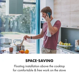 Klarstein CGCH3-Structura-S/S - Okapy kuchenne - miniaturka - grafika 3