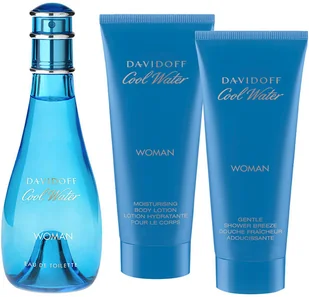 Davidoff Cool Water Woman zestaw upominkowy XVI woda toaletowa 100 ml + mleczko do ciała 75 ml + żel pod prysznic 75 ml - Zestawy perfum damskich - miniaturka - grafika 2