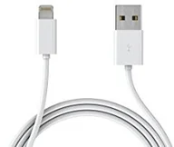 Kable USB - LMP 2 m Lightning na kabel USB, biały 11765 - miniaturka - grafika 1