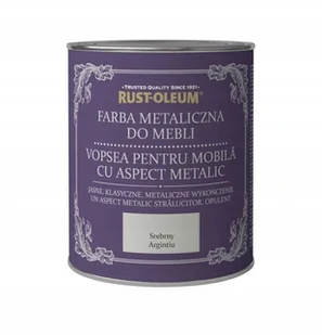 Rust-Oleum Farba do mebli Rust-Oleum srebrny metaliczny 0 125 l R0070028X5 - Farby do metalu - miniaturka - grafika 2