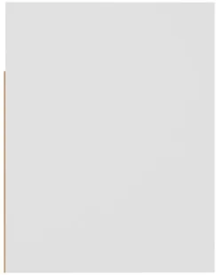 vidaXL Szafka wisząca, biała, 60x31x40 cm, płyta wiórowa - Szafki kuchenne - miniaturka - grafika 8