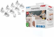 Zabezpieczenia dla dzieci - Reer Zabezpieczenie szafek magnetyczny zamek 4szt RE-51020 - miniaturka - grafika 1