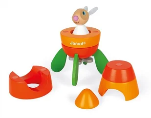 Janod Rakieta drewniana magnetyczna marchewka z Królikiem J08250 - Figurki dla dzieci Janod Rakieta drewniana magnetyczna marchewka z Królikiem J08250 - Figurki dla dzieci - miniaturka - grafika 7