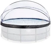Akcesoria do basenów - Exit Składany dach kopuła do okrągłego basenu Exit 488cm 30.80.16.00 - miniaturka - grafika 1