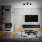 Lampy sufitowe - Briloner Wood & Style 2920 spot sufitowy, 3-punktowy - miniaturka - grafika 1