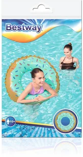 Bestway Koło Do Pływania Donut Miętowy 91 cm Bestway 36300 LT-10680-0 - Materace dmuchane i koła do pływania - miniaturka - grafika 7