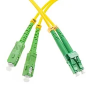 Patchcordy - APC Opto Patchcord Opto LC SC SM duplex 2m - miniaturka - grafika 1