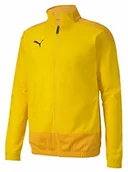 Kurtki i kamizelki sportowe męskie - PUMA Puma teamGOAL 23 męska kurtka treningowa, Cyber Yellow-Spectra Yellow, 3XL 656561 - miniaturka - grafika 1
