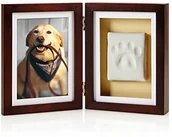 Ramki na zdjęcia - Pearhead pearhead pies lub kot Paw Print Pet Keepsake ramka na zdjęcia, espresso - miniaturka - grafika 1