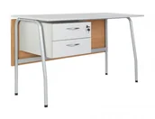 Meble do szkół i przedszkoli - biurko szkolne nauczycielskie Olek 1300x550 - miniaturka - grafika 1