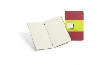 Moleskine Cahier obwoluta notatników (karton)-zestaw 3-częściowy, Preiselbeerrot kieszonkowy S30970 - Dekoratorstwo - miniaturka - grafika 2