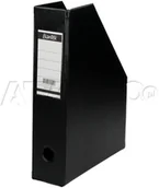 Pojemniki biurowe - BANTEX Pojemnik czasopisma 70mm czarny składany BX1254 - miniaturka - grafika 1