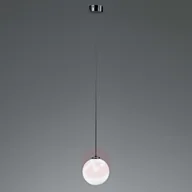 Lampy sufitowe - AILati Szklana lampa wisząca Sferis 40 cm chromowana - miniaturka - grafika 1