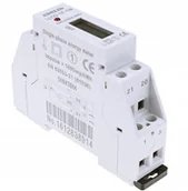 Liczniki energii elektrycznej - Licznik Energii Prądu Miernik Watomierz LCD 1-FAZ - miniaturka - grafika 1