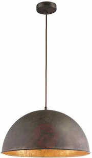 Globo Lighting LAMPA wisząca XIRENA 58307H metalowa OPRAWA zwis kopuła retro rdza XIRENA 58307H - Lampy sufitowe - miniaturka - grafika 2