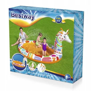 Bestway brak 53089 BASEN DMUCHANY ŻYRAFA 266cm x 157cm x 127cm - Baseny ogrodowe - miniaturka - grafika 4