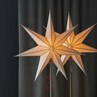 Best Season Czarująca lampa deko-gwiazda Nicolas, mosiądz - Oświetlenie świąteczne - miniaturka - grafika 4