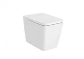 Miski WC - Roca A347537620 INSPIRA SQUARE Miska wc stojąca Rimless BTW 560x370 BIAŁY MAT - miniaturka - grafika 1