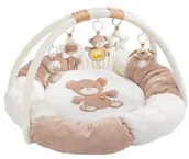 Maty edukacyjne - BabyFehn Mata edukacyjna poduchy Tęcza średnica 85 cm - miniaturka - grafika 1