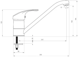 Deante Pepe BDP 260M - Baterie kuchenne - miniaturka - grafika 3