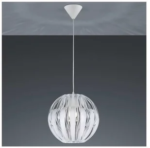 Trio LAMPA wisząca PUMPKIN R30473001 minimalistyczna OPRAWA zwis kula ball biała przezroczysta R30473001 - Lampy sufitowe - miniaturka - grafika 5