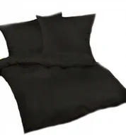 Pościel - Pościel bawełniana 200x220 czarna 27 2x80x80 - miniaturka - grafika 1