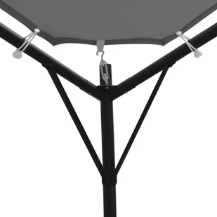 vidaXL Altana 4 x 4 m, antracytowa - Pawilony ogrodowe - miniaturka - grafika 22