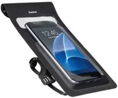 Akcesoria rowerowe - Hama Uchwyt rowerowy Slim wodoodporny czarny - miniaturka - grafika 1