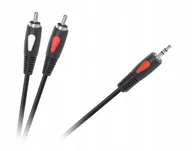 Kable komputerowe i do monitorów - Cabletech Kabel Wtyk Jack 3.5 - 2RCA 10M Eco-line - miniaturka - grafika 1
