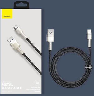 Baseus Cafule Metal Data kabel USB - USB Typ C 66W Quick Charge 1m czarny (CAKF000101) - Kable USB - miniaturka - grafika 16