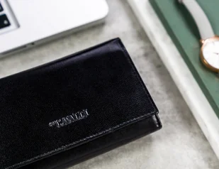 Cavaldi 4U Klasyczny skórzany portfel damski z klapą na zatrzask - Portfele Cavaldi 4U Klasyczny skórzany portfel damski z klapą na zatrzask - Portfele - miniaturka - grafika 4