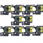 Papier do drukarek - Dymo Taśma do D1 40918 9mm S072073 Zestaw 10 szt - miniaturka - grafika 1