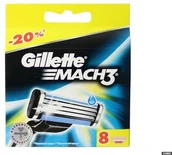 Maszynki do golenia i wkłady - Gillette Mach 3 wymienne ostrza do maszynki do golenia 8 sztuki 55335-uniw - miniaturka - grafika 1
