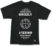 Koszulki męskie - Grizzly t-shirt MIRRORED TEE Black - miniaturka - grafika 1