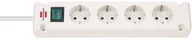 Listwy zasilające - Brennenstuhl Listwa zasilająca 4 gniazda wyłącznik biały 1.5m 1150650124) 1150650124 - miniaturka - grafika 1