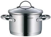 Garnki - WMF garnek o wysokiej 16 cm ok. 1,9L Provence Plus krawędź do wylewania pokrywa szklana Cromargan polerowana ze stali nierdzewnej do kuchenek indukcyjnych można myć w zmywarce 722166380 - miniaturka - grafika 1