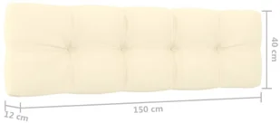 vidaXL 2-cz. zestaw wypoczynkowy do ogrodu, z poduszkami, drewniany 3065779 - Meble ogrodowe - miniaturka - grafika 7