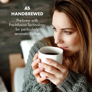 Ekspres do kawy Klarstein COF9-GrandeGusto Czarno-srebrny - Ekspresy do kawy - miniaturka - grafika 3