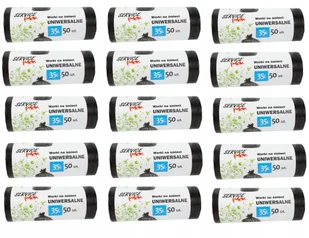 Service Pack Worki Na Śmieci Hdpe 35l 15x50Sztuk - Worki na śmieci - miniaturka - grafika 5