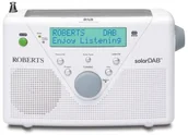 Radia - Roberts Radio Roberts Solar 2 DAB/FM radio z zestawem akumulatorów kolor biały SOLARDAB2W - miniaturka - grafika 1