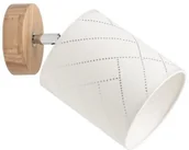 Lampy ścienne - Spotlight 56749174 - Kinkiet PUNTO 1xE27/25W/230V dąb - miniaturka - grafika 1