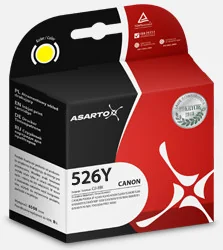 Asarto Tusz AS-C526Y yellow zamiennik Canon CLI-526Y AS-C526Y - Tusze zamienniki - miniaturka - grafika 3
