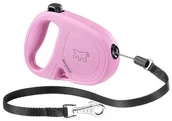 Smycze dla psów - Ferplast Flippy One Cord S Smycz automatyczna Linka 4.5 m Różowy - miniaturka - grafika 1