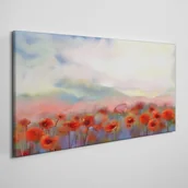 Obrazy i zdjęcia - PL Coloray Obraz Canvas Abstrakcja kwiaty Maki 120x60cm - miniaturka - grafika 1