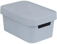 Pojemniki na zabawki - Curver Pojemnik z przykrywką Infinity, szary, 4,5 l - miniaturka - grafika 1