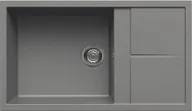 Zlewozmywaki - Elleci UNICO 410 cemento G48 GRANITEK (LGU41048) - miniaturka - grafika 1
