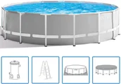 Baseny ogrodowe - Intex Basen Prism Frame z zestawem akcesoriów, 457x122 cm, 26726GN vidaXL - miniaturka - grafika 1