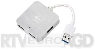 i-Tec USB 3.0 Metal Passive HUB 4 Porty bez zasilacza do Notebooka Ultrabooka Tablet PC Obsługa Windows i Mac OS - Huby USB - miniaturka - grafika 4